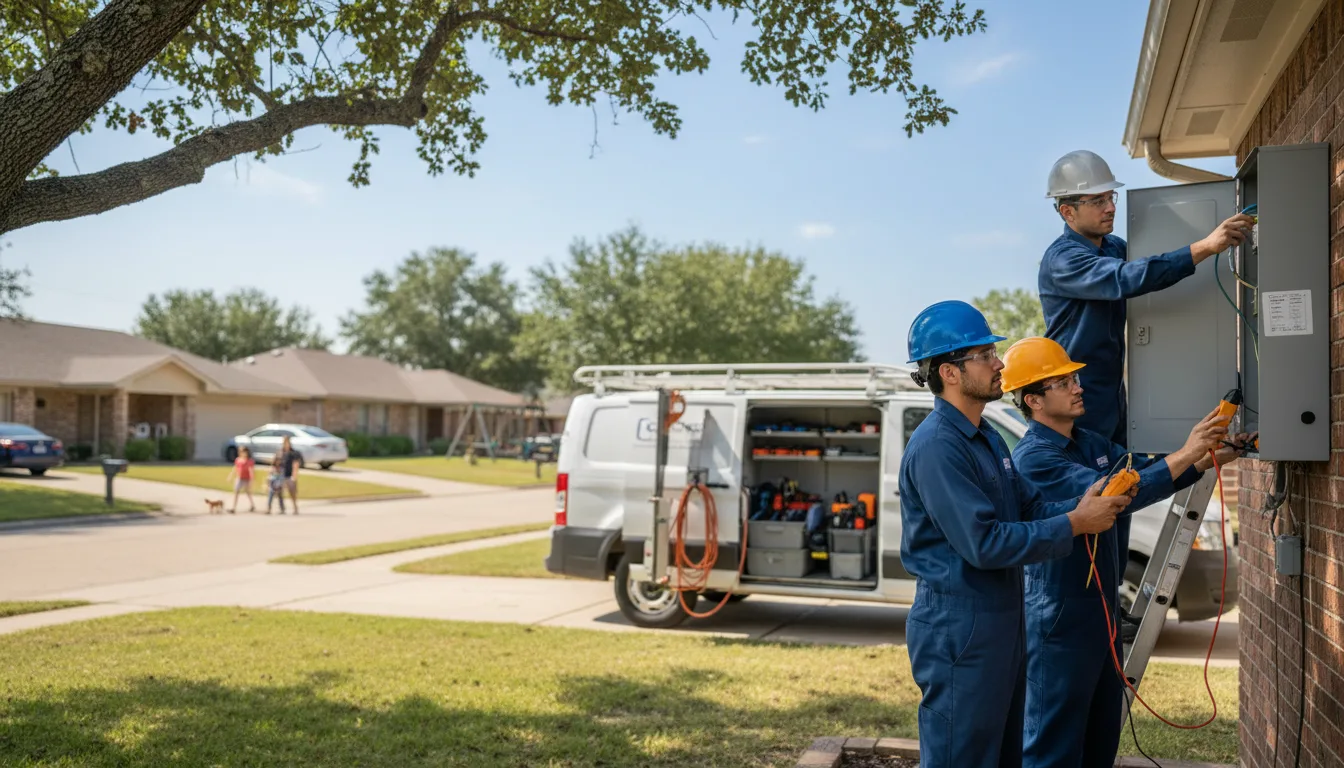 Certified electrician providing emergency electrical services in Harmony, IN